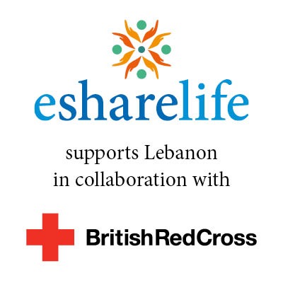 Esharelife supports Lebanon in collaboration with the British Red Cross
