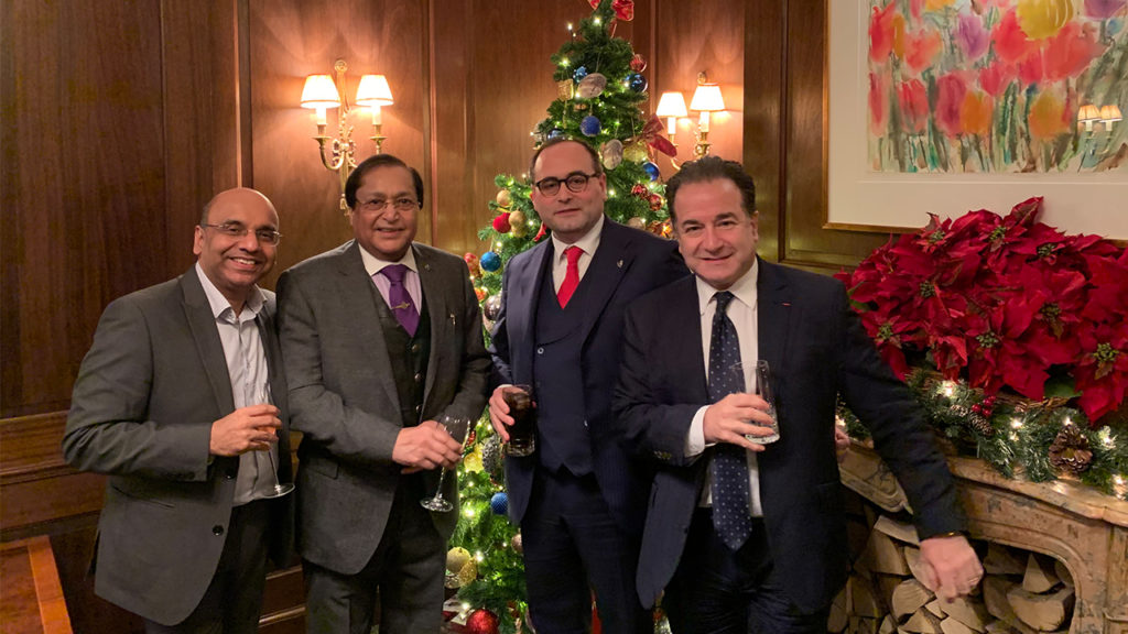 Esharelife-Gala-Dinner-2019, Nadey Hakim, Selva Pankaj, Lord Rami Ranger, Maurizio Bragagni
