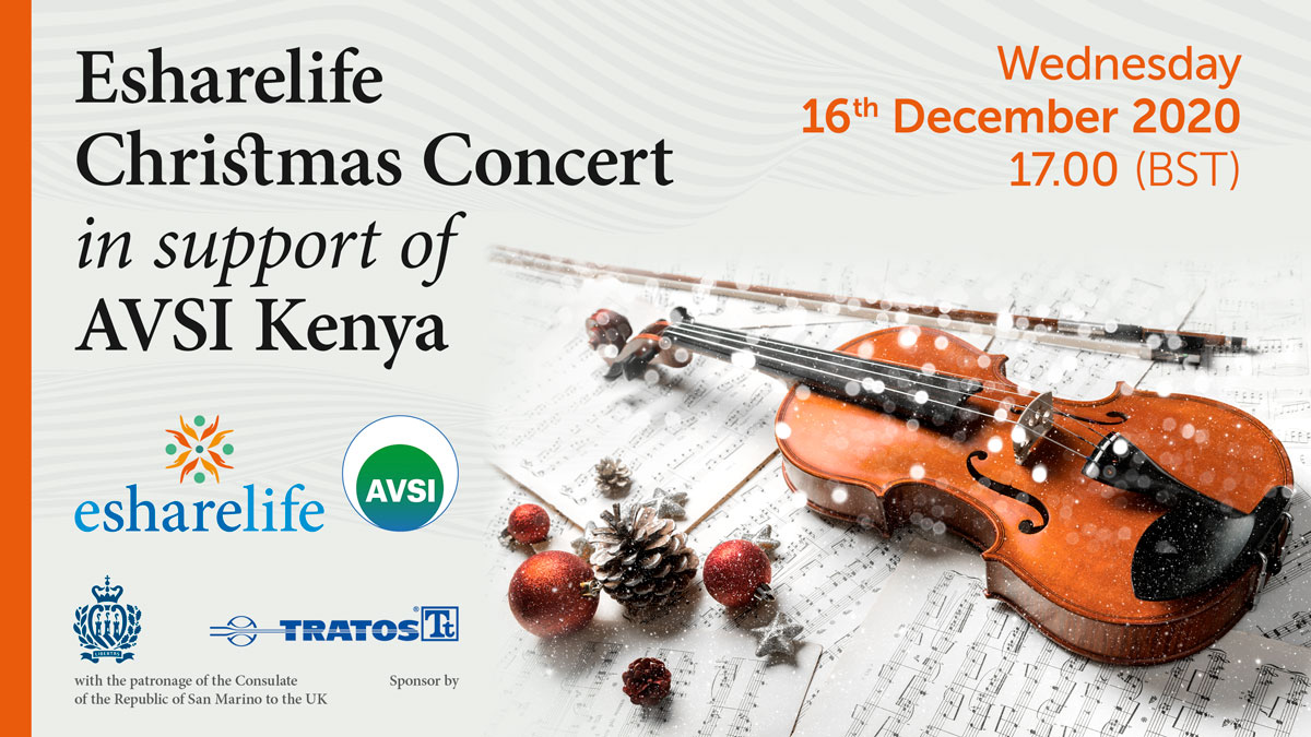 Virtual Christmas Concert Esharelife for AVSI Kenya