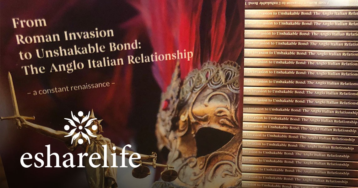 Anglo-Italian Relationship, New Book by Maurizio Bragagni, Esharelife Chairman