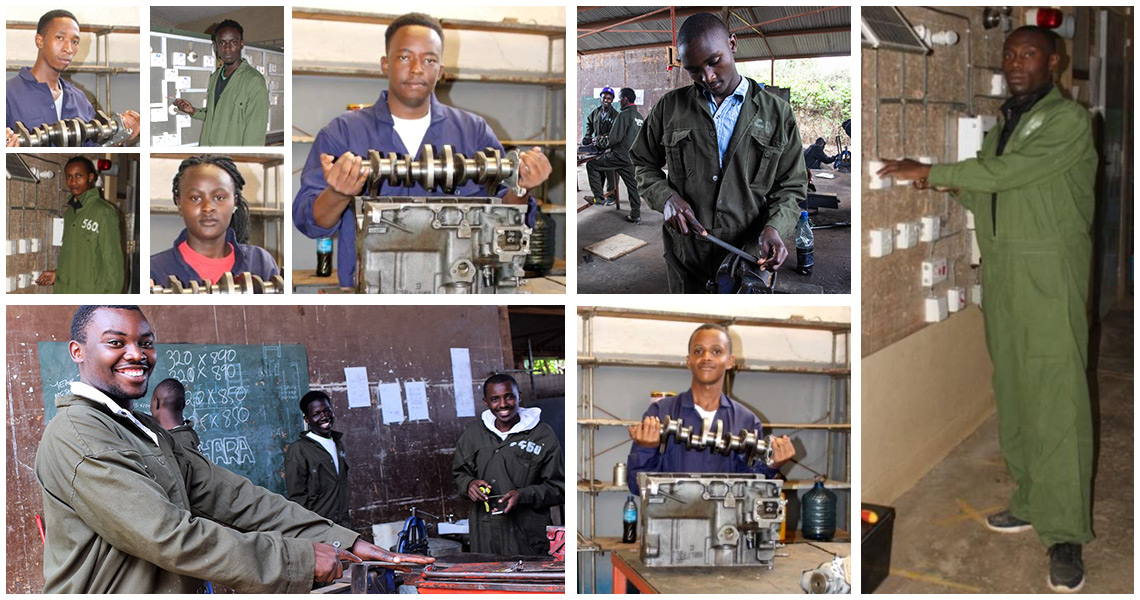 Esharelife Foundation is proud of its 21 supported children who recently successfully completed two-year vocational training in Kenya