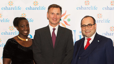 Jeremy Hunt, MP Esharelife testimonial