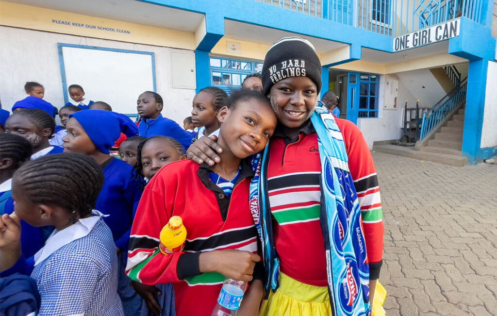 Ushirika Children’s Centre - Two girls - Nairobi Kenya