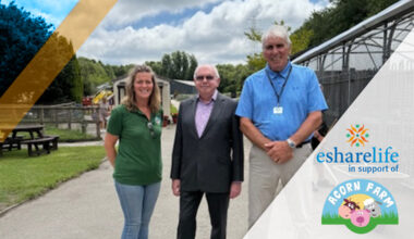 Esharelife Trustee Mr Neil Ancell’s visit to Acorn Farm