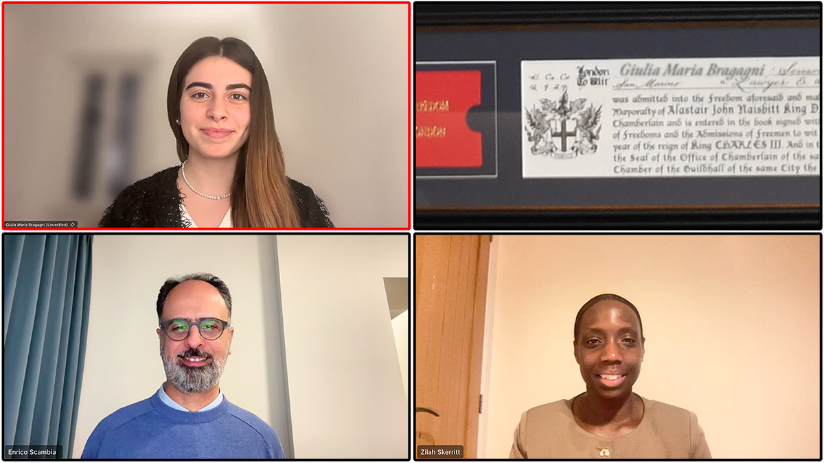 Giulia Maria Bragagni Virtual Freedom Ceremony 2025